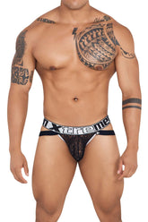Jockstrap en dentelle Xtremen 91118 Couleur Noir